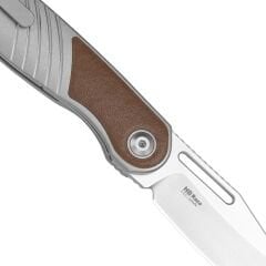 Kizer Raze | S45VN | Titanium & Leather | KizerB™ 3720A2