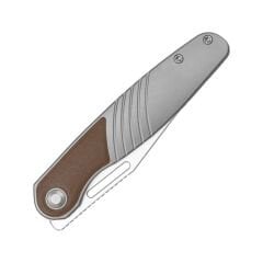 Kizer Raze | S45VN | Titanium & Leather | KizerB™ 3720A2