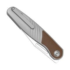 Kizer Raze | S45VN | Titanium & Leather | KizerB™ 3720A2