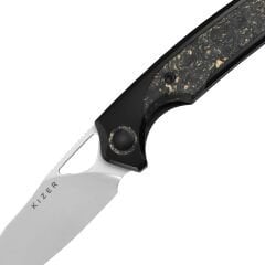 Ara | S45VN | Titanium & Carbon Fiber Gold Flake | Ki3729A1