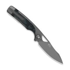Kizer Ara | S45VN | Titanium & Camo Carbon Brittany Blue | Ki3729A2