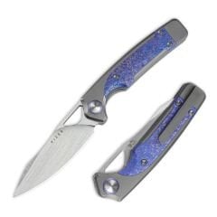 Ara | S45VN | Titanium & Purple Snowflake Titanium | Ki3729A3