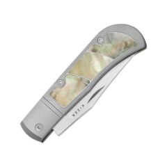 Kizer Trestle | S45VN | Titanium & Mother of Pearl | KizerB™ 3761A3