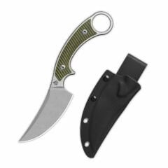 QSP Viper | OD Yeşil G10 Sap | 10Cr15MoV Çelik Bıçak | QS166-B1