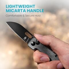 Kizer Banish | Mikarta Sap | 154CM Çelik Mini Çakı | V2676C1