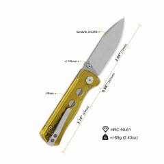 QSP Canary | Ultem Sap | 14C28N Çelik Çakı | QS150-J1