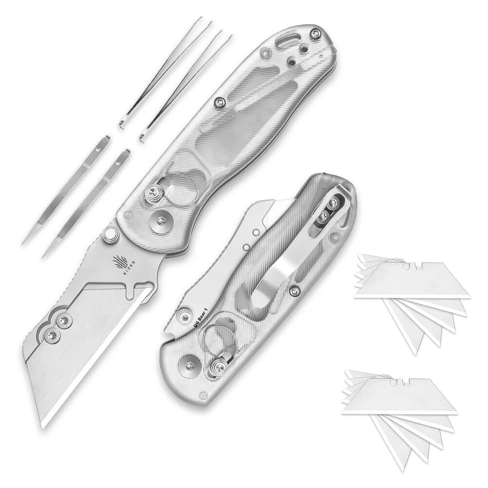 Dropbear Utility | Uti BEAR 1 | SK5 & 50Cr15MoV | Acrylic | V3619JA5