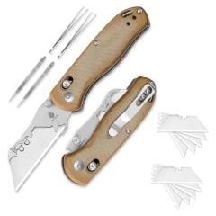 Dropbear Utility | Uti BEAR 2 | SK5 & 50Cr15MoV | Micarta | V3619JA7
